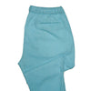 Mens Pants Joggers Turquoise White Check Drawstring Loose Harem Casual Beach XL
