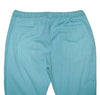 Mens Pants Joggers Turquoise White Check Drawstring Loose Harem Casual Beach XL