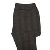 Mens Pants Joggers Brown Plaid Seersucker Drawstring Loose Harem Casual Beach XL