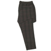 Mens Pants Joggers Brown Plaid Seersucker Drawstring Loose Harem Casual Beach XL