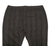 Mens Pants Joggers Brown Plaid Seersucker Drawstring Loose Harem Casual Beach XL