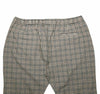 Mens Pants Joggers Brown Black White Plaid Drawstring Loose Harem Casual XL