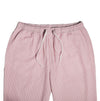 Mens Pants Joggers Pink White Striped Seersucker Loose Harem Casual Beach Medium
