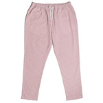 Mens Pants Joggers Pink White Striped Seersucker Loose Harem Casual Beach Medium