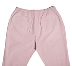 Mens Pants Joggers Pink White Striped Seersucker Loose Harem Casual Beach Medium