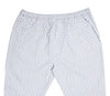 Mens Pants Joggers White Blue Floral Drawstring Loose Harem Casual Beach Large