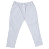 Mens Pants Joggers White Blue Floral Drawstring Loose Harem Casual Beach Large