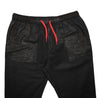Mens Pants Joggers Black Textured Drawstring Loose Harem Casual Beach Large