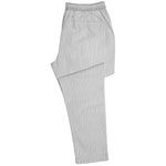 Mens Pants Joggers White Striped Stretch Drawstring Loose Harem Casual Large