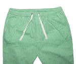Mens Pants Joggers Green White Striped Drawstring Loose Harem Casual Beach XL