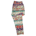 Mens Pants Joggers Multicolor Abstract Geometric Loose Harem Casual Beach XL