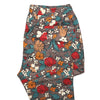 Mens Pants Joggers Brown Red Blue Floral Drawstring Loose Harem Casual Beach XL