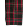 Men's Gurkha Pants Black Red Beige Plaid Check Wool Slim High Waist Flat Front Dress Trousers 32