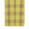 Men's Gurkha Pants Yellow Orange Plaid Check Cotton Slim High Waist Flat Front Dress Trousers 34