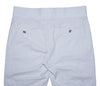 Mens Gurkha Pants Blue White Striped Seersucker Slim High Waist Flat Front 34