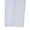 Mens Gurkha Pants Blue White Striped Seersucker Slim High Waist Flat Front 34