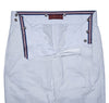 Mens Gurkha Pants Blue White Striped Seersucker Slim High Waist Flat Front 34