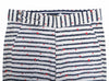 Men's Gurkha Pants Blue Red Striped Stars USA Flag Slim High Waist Flat Front Dress Trousers 38