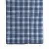 Men's Gurkha Pants Blue Plaid Check Cotton Slim High Waist Flat Front Dress Trousers 36