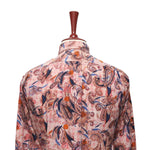 Mens Shirt Button Up Multicolor Paisley Abstract Casual Hawaiian Beach Medium