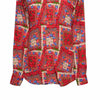 Mens Silk Shirt Button Up Multicolor Floral Tropical Hawaiian Beach Casual XL