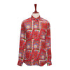 Mens Silk Shirt Button Up Multicolor Floral Tropical Hawaiian Beach Casual XL