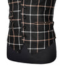 Mens Waistcoat Suit Lapel Vest 40R Black Beige Plaid Check Wool Formal Wedding