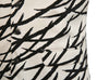 Mens Vest Suit Lapel White Black Abstract Dress Formal Wedding Waistcoat XL 46