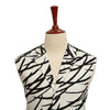 Mens Vest Suit Lapel White Black Abstract Dress Formal Wedding Waistcoat XL 46