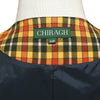 Mens Vest 44R Plaid Wool Yellow Orange Green Waistcoat Western Formal Wedding