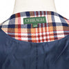 Mens Vest 44R Tartan Plaid Wool Orange Blue Waistcoat XL Formal Wedding Party