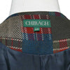 Mens Vest 44R Patchwork Wool Plaid Waistcoat Western Casual Preppy Wedding Party