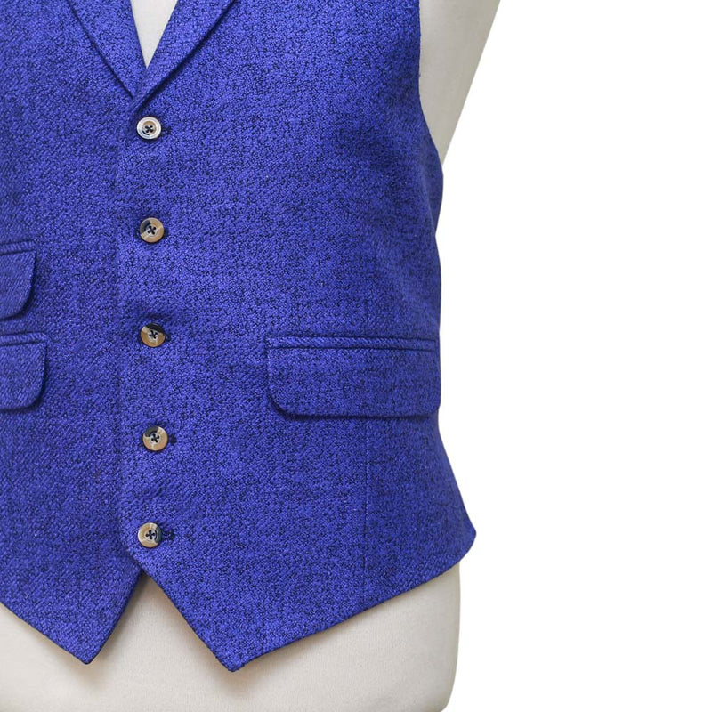 Mens Vest 44R Purple Wool Lapel Waistcoat XL Formal Wedding Groom Prom Party
