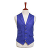 Mens Vest 44R Purple Wool Lapel Waistcoat XL Formal Wedding Groom Prom Party