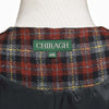 Mens Plaid Vest 44R Brown Gray Lambswool Waistcoat XL Western Casual Preppy