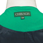 Mens Green Velvet Waistcoat 44R XL Formal Tuxedo Vest Wedding Prom Party Groom