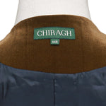 Mens Vest 44R Brown Beige Corduroy Waistcoat XL Western Casual Preppy Wedding