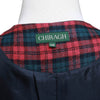 Mens Tartan Plaid Vest 44R Red Green Wool Waistcoat XL Formal Wedding Prom Party