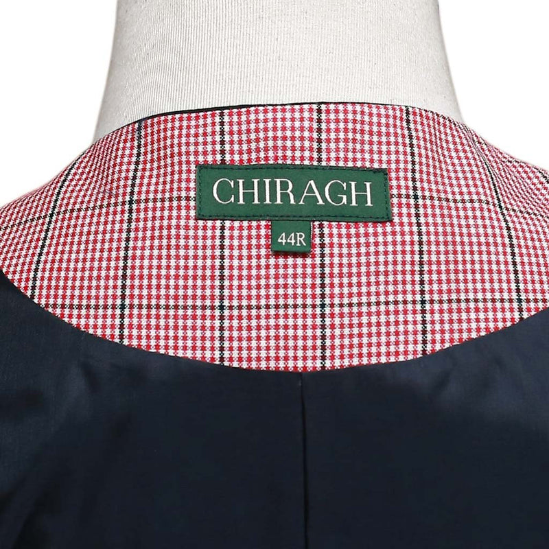 Mens Vest 44R Red Black White Plaid Check Waistcoat Formal Wedding Prom Party