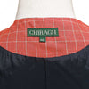 Mens Vest 44R Orange Beige Check Waistcoat Formal Wedding Prom Party Groom