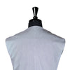 Mens Vest Blue Gray Color Block Dress Formal Wedding Suit Lapel Waistcoat Large