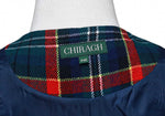 Mens Tartan Plaid Vest 44R Green Blue Red Lambswool Waistcoat XL Formal Wedding
