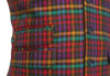 Mens Vest Orange Striped Wool Dress Formal Wedding Suit Lapel Waistcoat Large