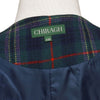 Mens Vest 44R Tartan Plaid Green Blue Wool Waistcoat XL Formal Wedding Party