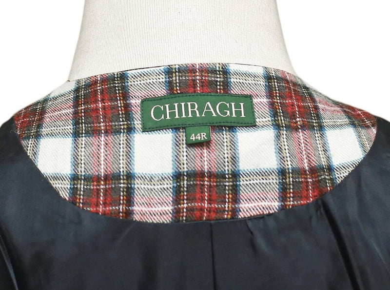 Mens Tartan Plaid Vest 44R White Red Green Lambswool Waistcoat XL Formal Wedding