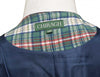 Mens Plaid Vest 44R Green Beige Orange Wool Waistcoat XL Formal Wedding Party