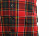 Mens Vest Suit Lapel Red Tartan Plaid Wool Dress Formal Wedding Waistcoat XL 46