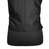 Mens Waistcoat Suit Lapel Vest 40R Black Beige Plaid Check Wool Formal Wedding