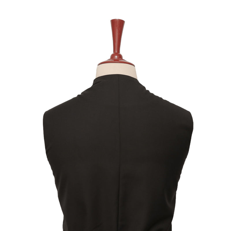 Mens Vest Suit Lapel Red Black Geometric Wool Formal Wedding Waistcoat XL 46