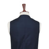 Mens Vest 44R Tartan Plaid Wool Orange Blue Waistcoat XL Formal Wedding Party